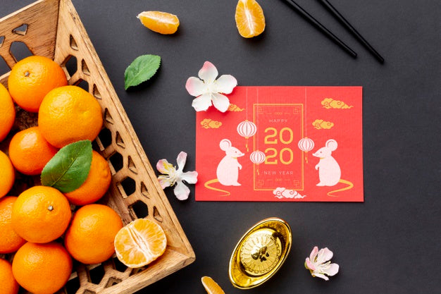 Happy Chinese New Year Mock-Up Psd
