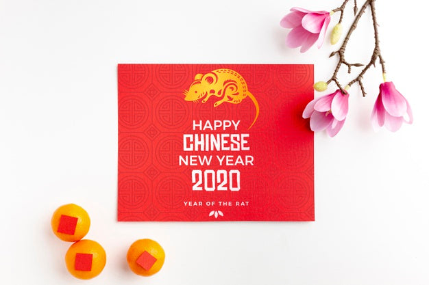 Happy Chinese New Year Mock-Up Psd