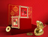Happy Chinese New Year With Golden Rat Psd