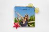 Happy Couple Cover Of Notepad Travel Concept Psd