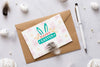 Happy Easter Card Mock-Up Psd