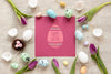 Happy Easter Concept Mock-Up Psd