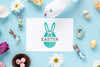 Happy Easter Concept Mock-Up Psd