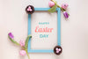 Happy Easter Concept Mock-Up Psd