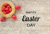 Happy Easter Concept Mock-Up Psd