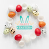 Happy Easter Concept Mock-Up Psd