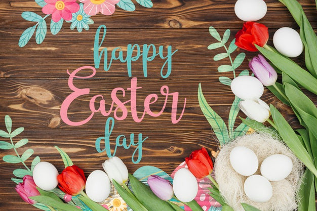 Happy Easter Day Psd