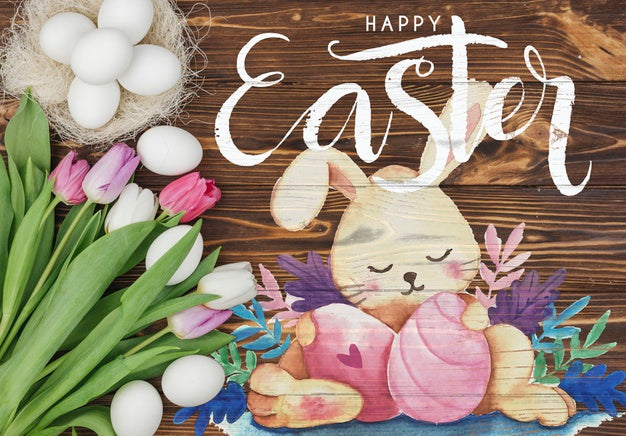 Happy Easter Day Psd