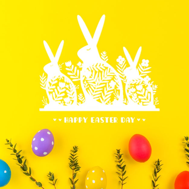 Happy Easter Day Psd