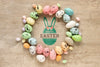 Happy Easter Mock-Up With Colorful Eggs Psd