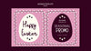 Happy Easter Seasonal Promo Banner Psd