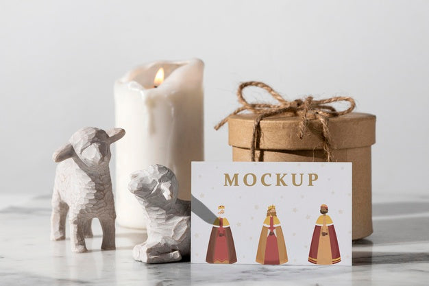 Happy Epiphany Concept With Mock-Up Psd