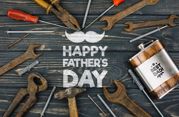 Happy Father'S Day Concept Mock-Up Psd