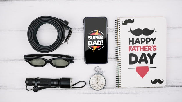 Happy Father'S Day Concept Mock-Up Psd