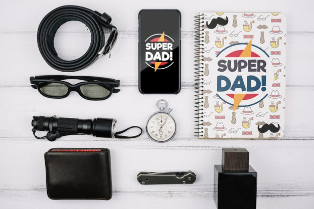 Happy Father'S Day Concept Mock-Up Psd