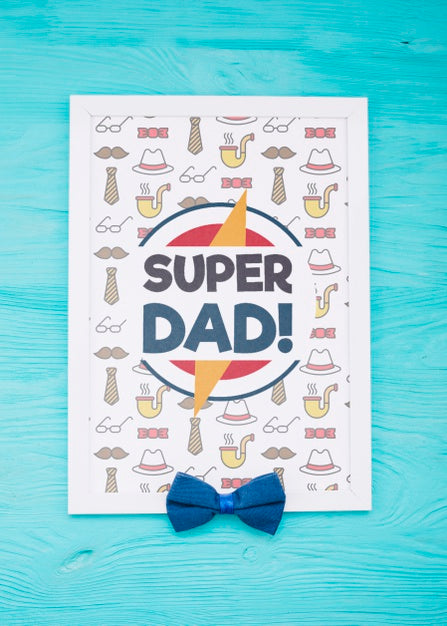 Happy Father'S Day Concept Mock-Up Psd