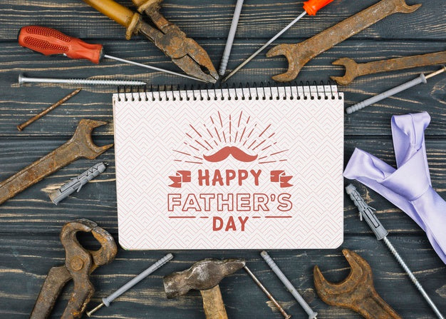 Happy Father'S Day Concept Mock-Up Psd