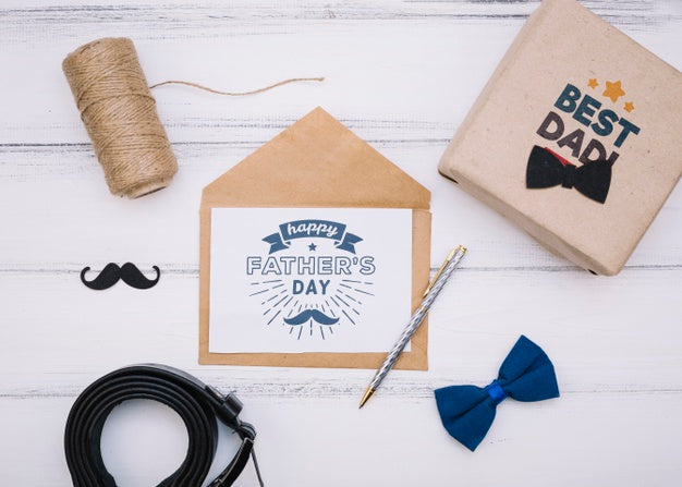 Happy Father'S Day Concept Mock-Up Psd