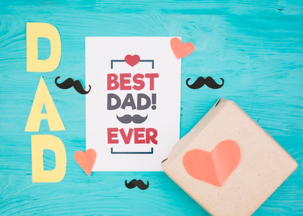 Happy Father'S Day Concept Mock-Up Psd