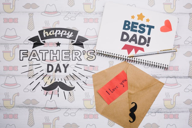 Happy Father'S Day Concept Mock-Up Psd