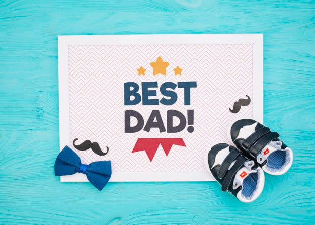 Happy Father'S Day Concept Mock-Up Psd