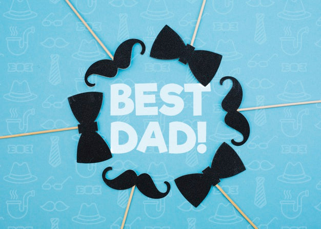 Happy Father'S Day Concept Mock-Up Psd