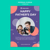 Happy Father'S Day Concept Poster Mock-Up Psd