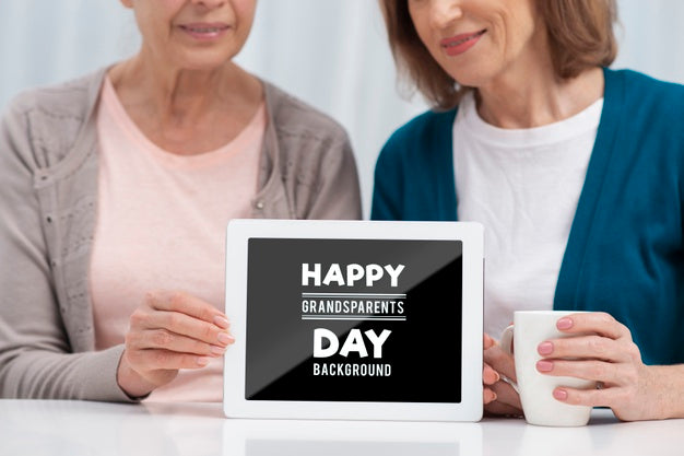 Happy Grandparent'S Day Concept Psd