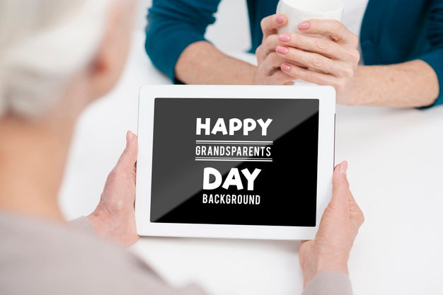 Happy Grandparent'S Day Concept Psd