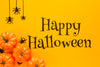 Happy Halloween Day And Autumn View Psd