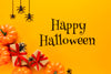 Happy Halloween Mock-Up Message Psd
