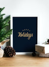Happy Holidays Greeting Design Mockup