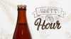 Happy Hour For Craft Beer Mock-Up Psd