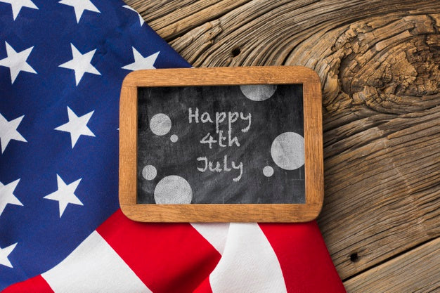 Happy Independence Day Frame With Mock-Up Psd