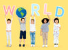 Happy Kids Supporting A Global Environment Campaign