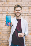 Happy Man Showing Smartphone Psd