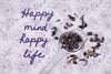 Happy Mind Happy Life Quote Mock-Up Psd