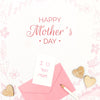 Happy Mother'S Day With With Message Card And Envelope Psd