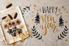 Happy New Year Concept Mock-Up Psd