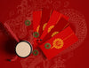 Happy New Year Greeting Cards Chinese Style Psd