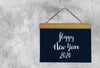 Happy New Year Greeting Design Mockup