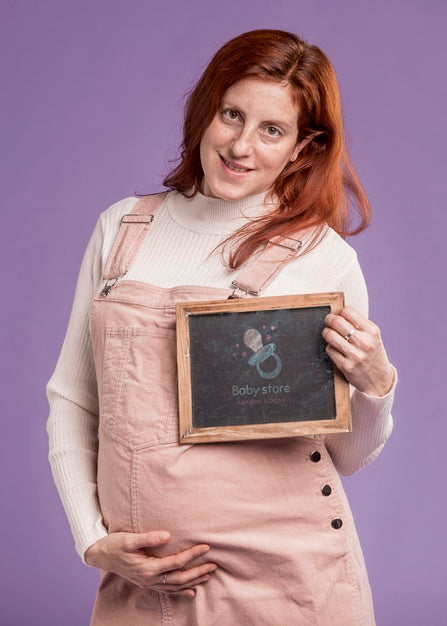 Happy Pregnant Mother Concept Psd