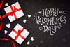 Happy Valentine'S Day Concept Mock-Up Psd