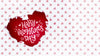 Happy Valentines Day Lettering In Heart Shaped Hole Psd