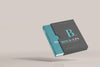Hard Cover Book Mockup With Book Sleeve Psd