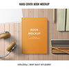 Hard Cover Book Mockup With Headphones And Pencils Psd