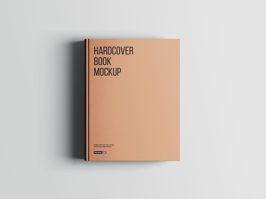 Hardcover A4 Book Mockup
