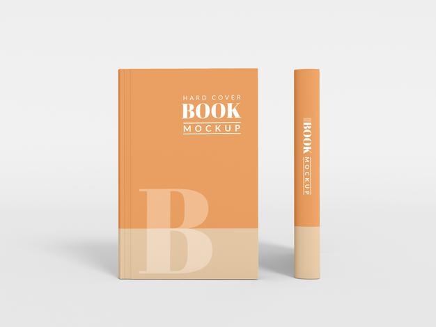 Hardcover Book Cover Mockup Psd
