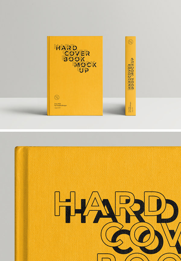 Hardcover Book Mockup #2