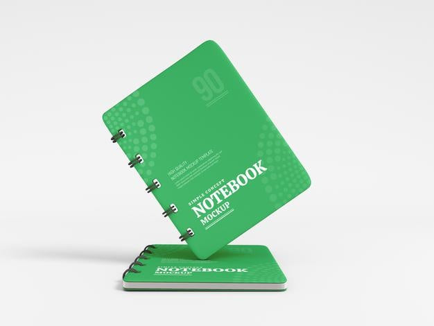 Hardcover Notebook Diary Mockup Psd